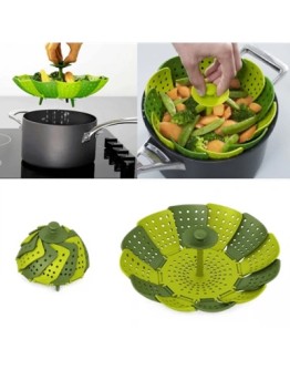 Кошничка за готвене на пара и отцеждане